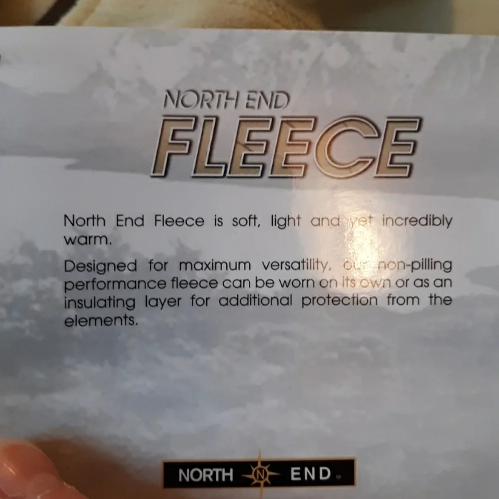 North End Fleece vest new with tags